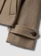 Brown wool and viscose blend coat_1