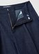 Wide-leg fluid trousers with darts_5