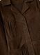 Brown genuine leather jacket with fringes_6