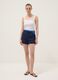 White pure cotton ribbed vest top_1