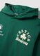 Felpa verde con cappuccio in misto cotone a tema Boston Celtics_5