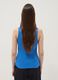 Blue pure cotton vest top_3