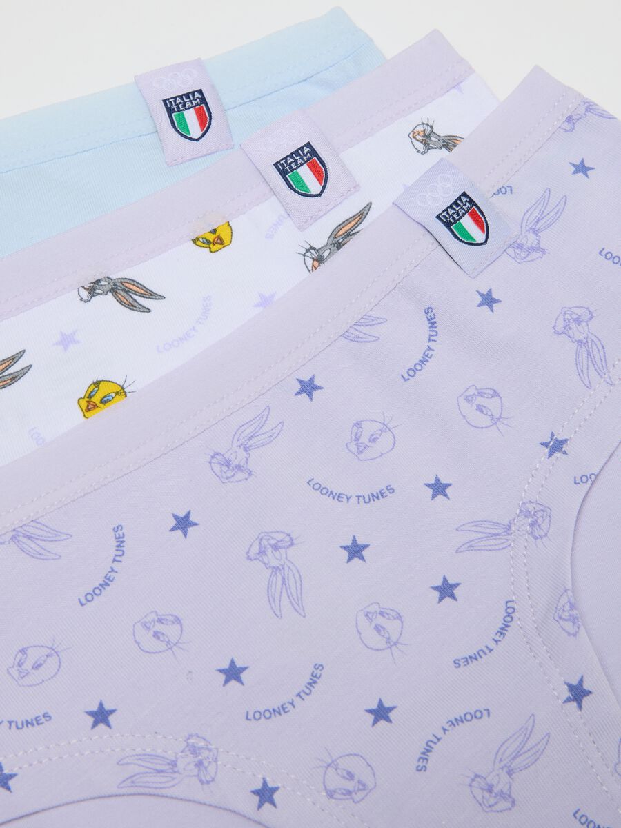 Tripack Multicolour Baby Culottes in Cotton Blend with Regular Fit_3