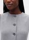 Grey Waistcoat in Stretch Fabric_3