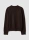 Brown stretch wool crew-neck jumper_6