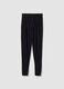 Blue organic cotton pyjama trousers with elasticated waistband_4