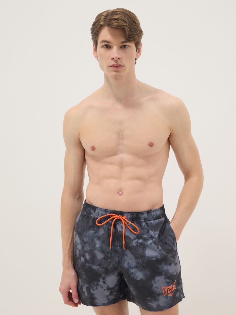 Multicolour beach boxer shorts regular fit with Everlast print_0