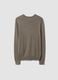 Grey V-neck viscose-blend jumper, regular fit_6