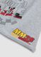 Grey stretch cotton jersey hat with Mickey print for boys_2
