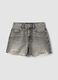 Grey pure cotton shorts_4