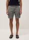 Grey pure cotton regular-fit cargo shorts_2