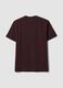 Brown organic cotton slim-fit short-sleeve T-shirt_6