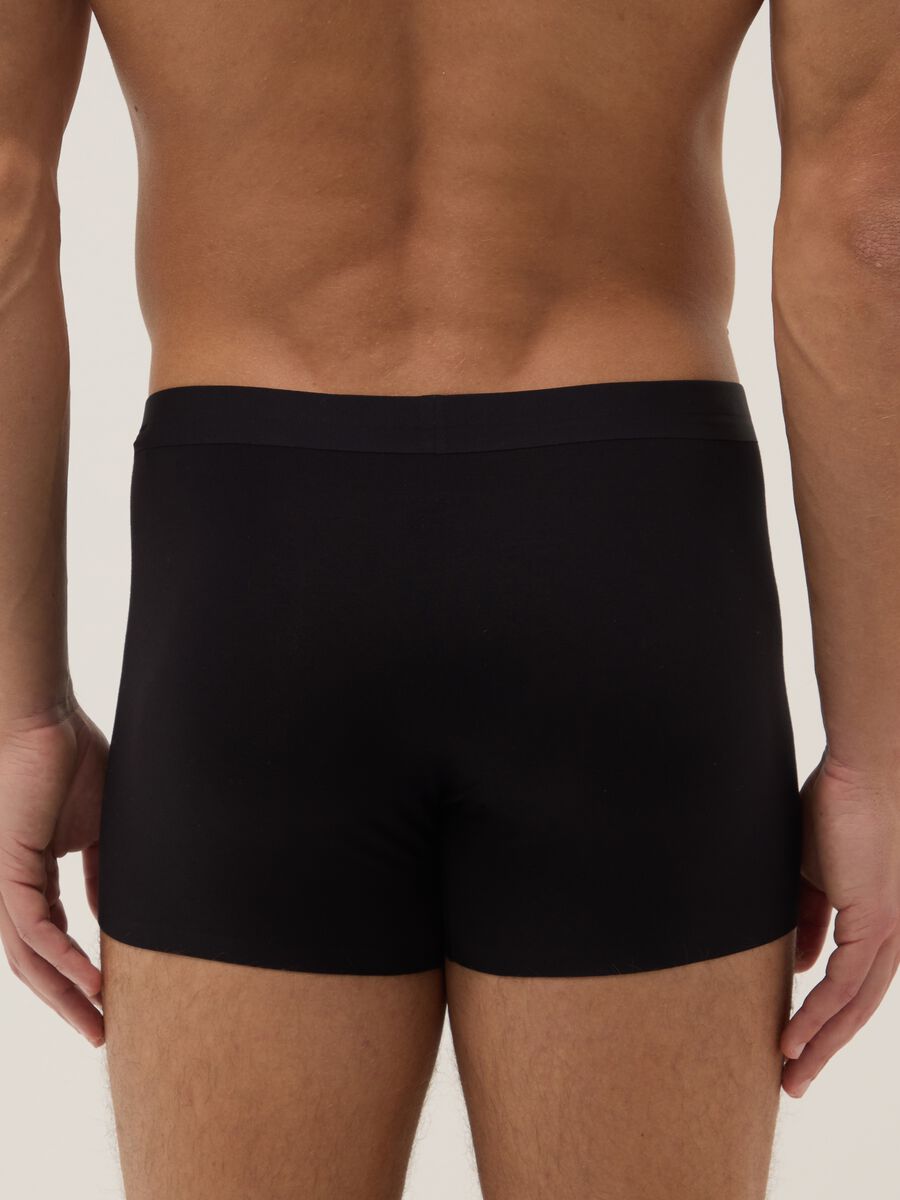2-pack black stretch modal midi boxers, regular fit_2