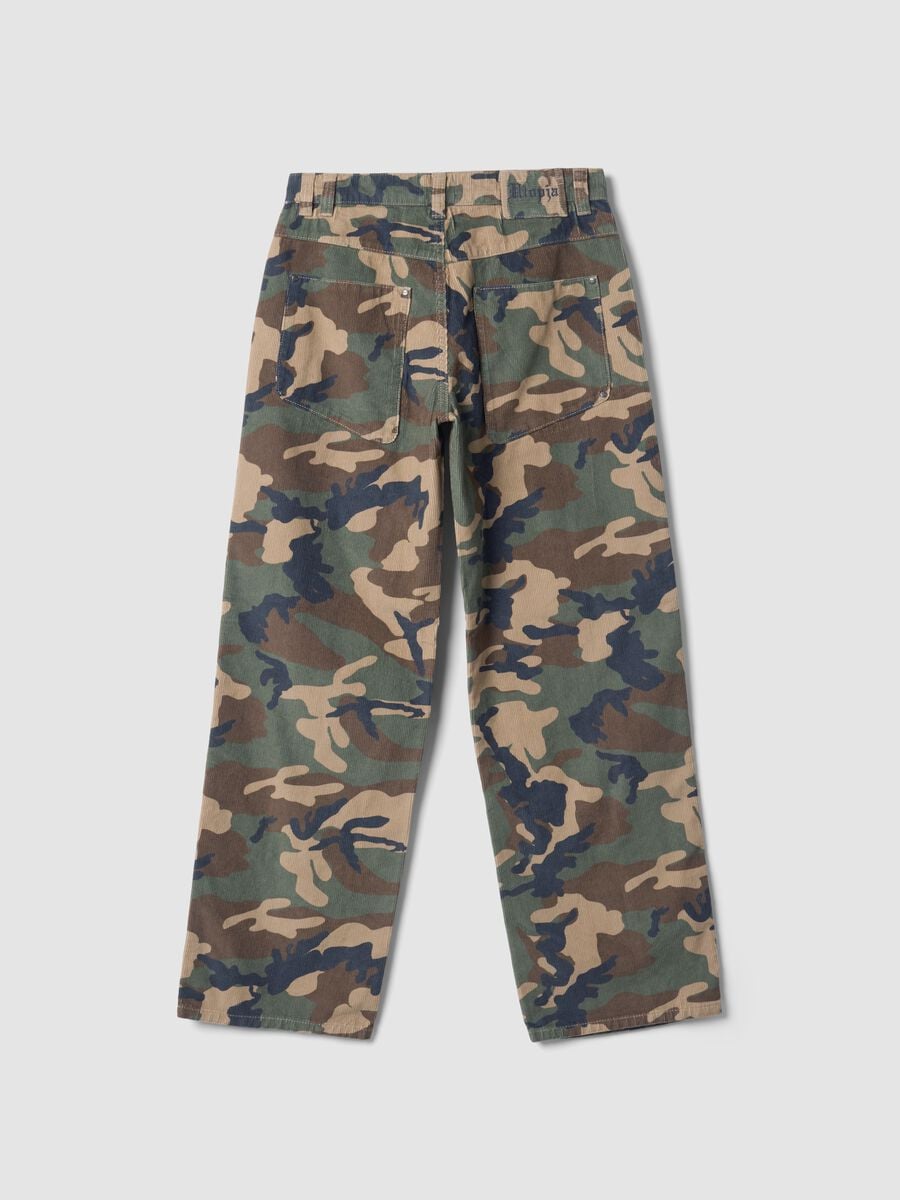 Washed Camo Corduroy Carpenter Trousers_5