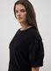 Black regular fit pure cotton t-shirt_0