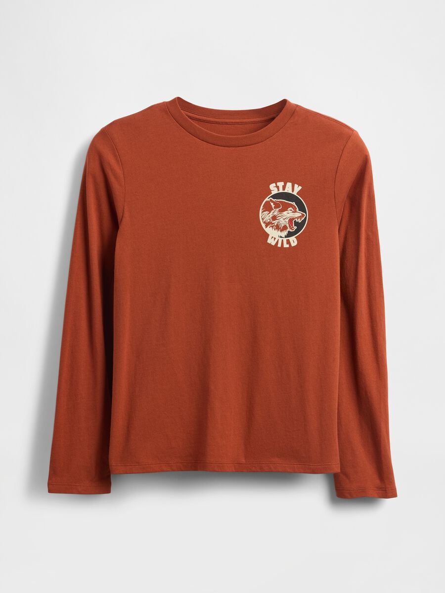 T-shirt a maniche lunghe_0