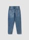 High-waisted pure cotton mom-fit denim jeans_5