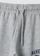 Grey pure cotton joggers with print_2