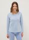 Blue striped pyjamas in pure cotton regular fit_1
