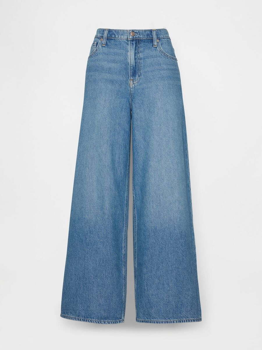 Pure cotton wide-leg jeans_4