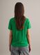 Regular Fit Green Crew Neck Cotton T-shirt_3