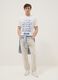 White pure cotton graphic T-shirt, regular fit_1