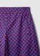 Multicoloured regular fit stretch cotton trousers with print_5