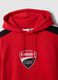 Red Ducati printed cotton-blend hoodie_5