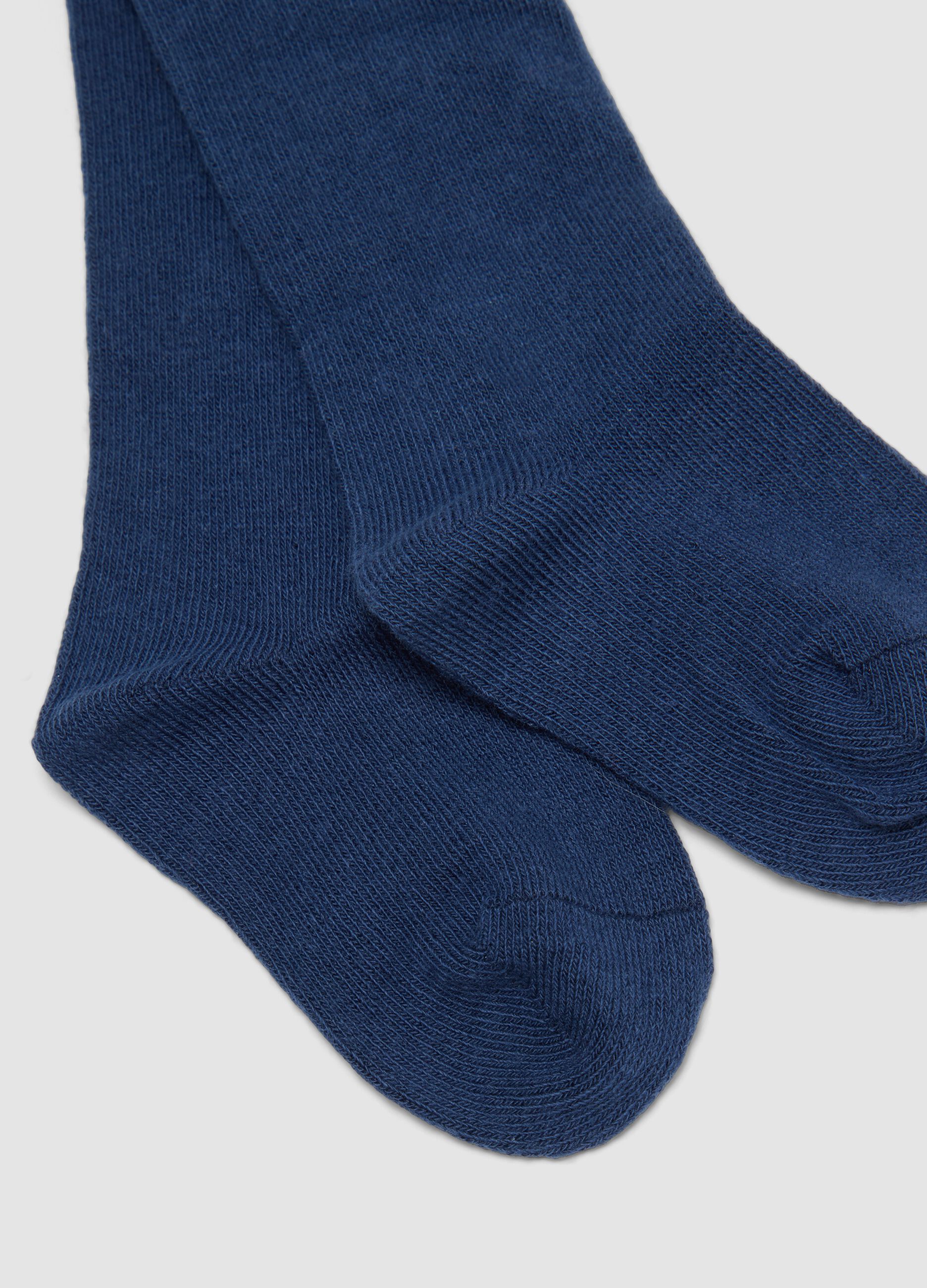 3-pack of multicolour long socks in stretch organic cotton