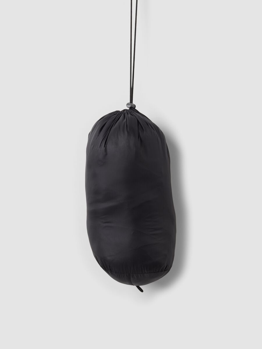 Black Ultralight Quilted Jacket with Hood and Zip_3