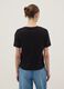 Black 100% cotton V-neck relaxed-fit T-shirt_3