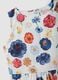 White sleeveless floral stretch-cotton dress, regular fit_5