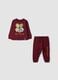 Red pure cotton Hogwarts print set for baby boy_0