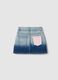 Gonna in puro cotone denim regular fit per bambina_1