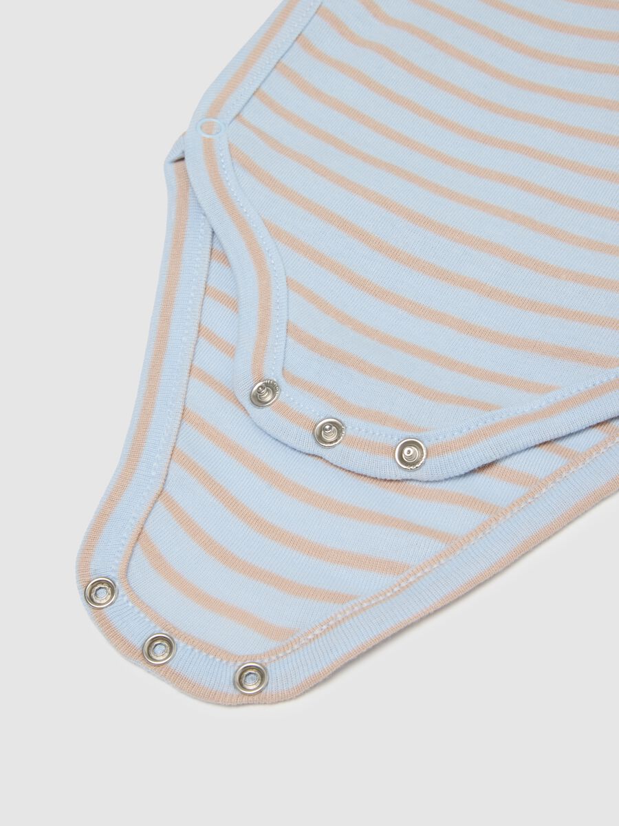 Newborn Multicolour Pure Cotton Bodysuit Twin Pack_2