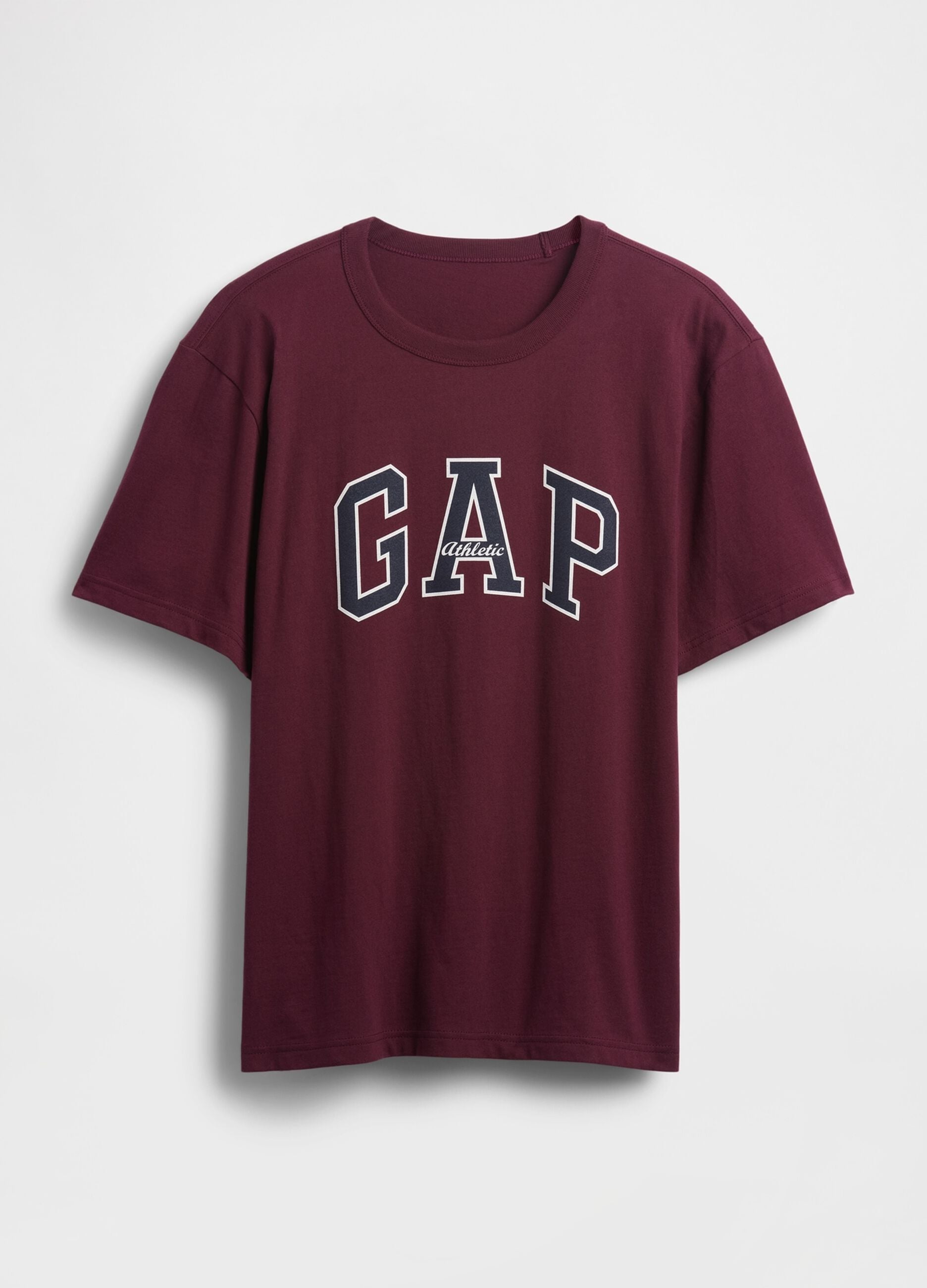 Burgundy Cotton T-shirt