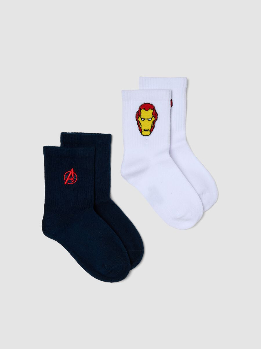 2-pack blue organic cotton tennis socks_0