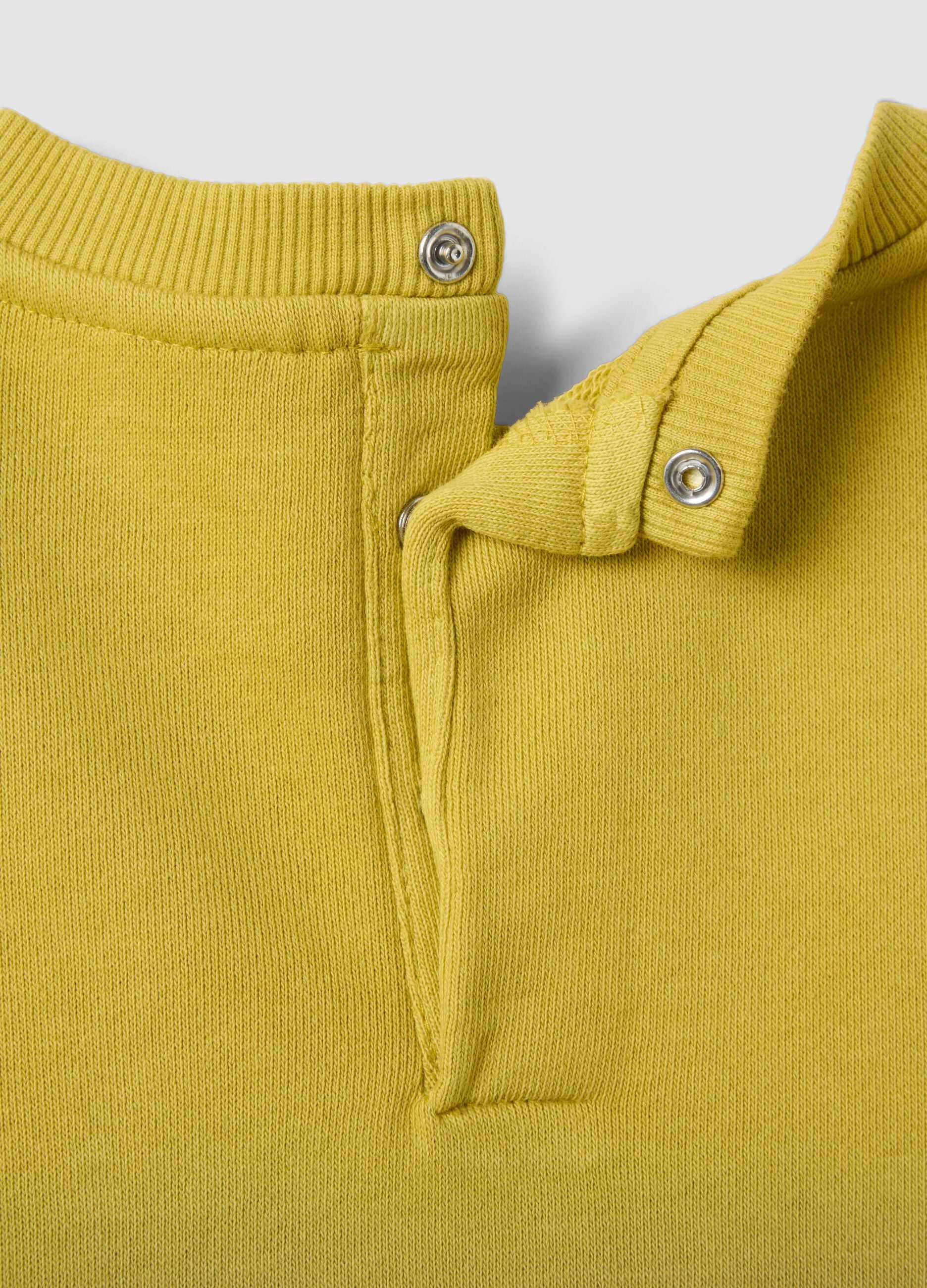 Boys' multicolour pure cotton sweatshirt regular fit with patch