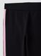 Girls&rsquo; black skinny-fit leggings in stretch organic cotton_2