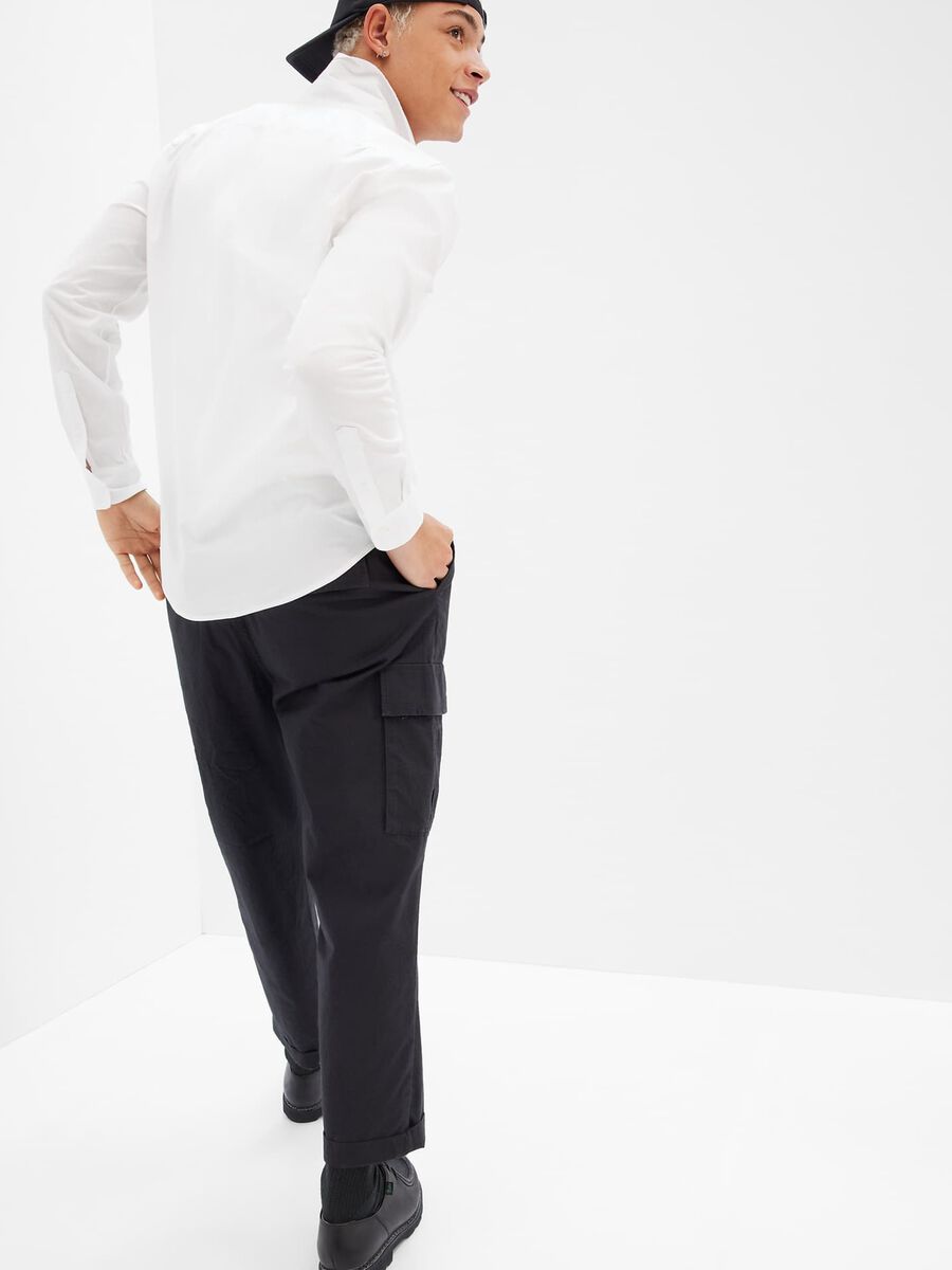 Slim-fit shirt in poplin_1
