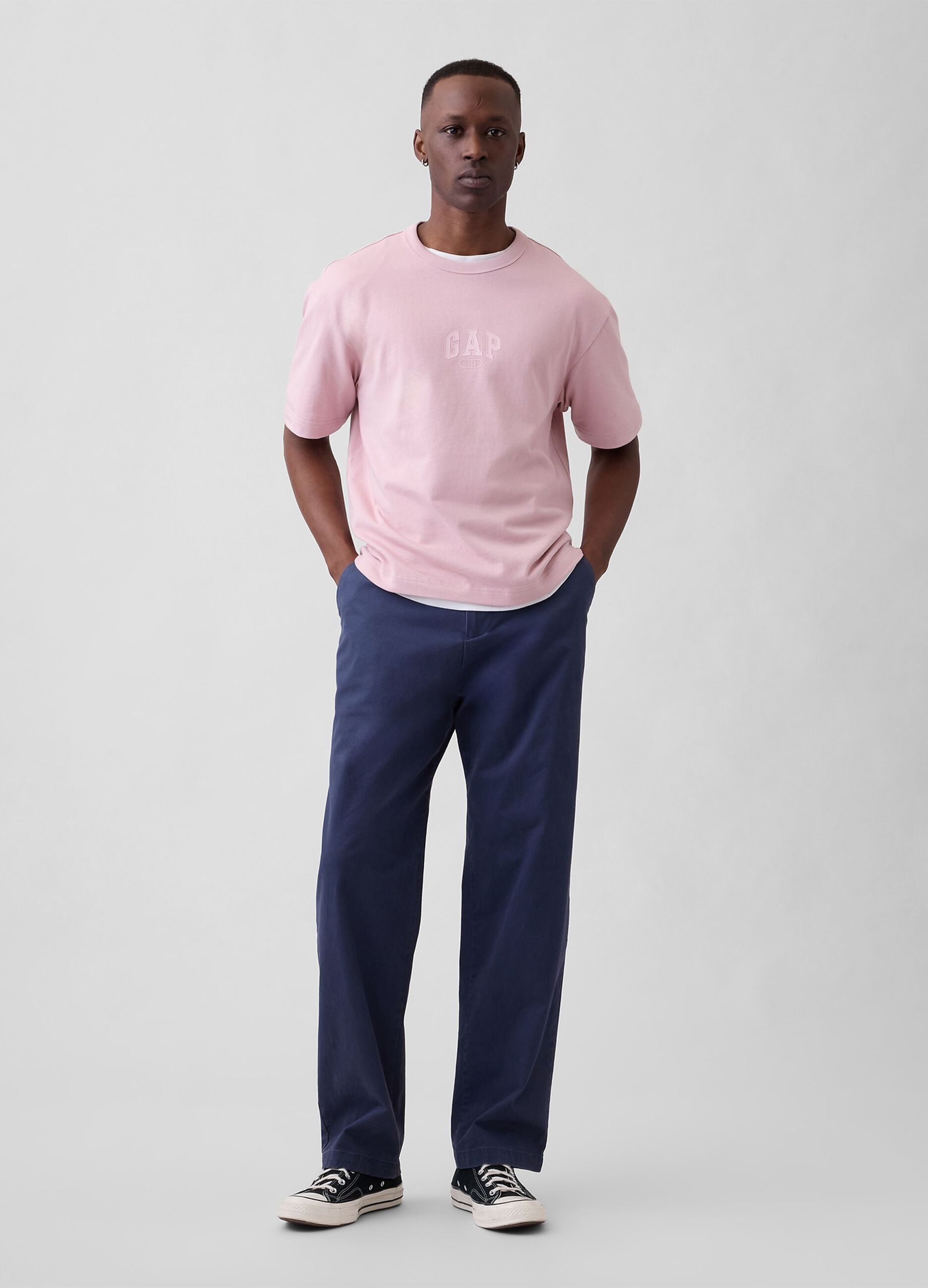 Pure cotton short-sleeve T-shirt