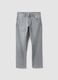 Grey stretch cotton jeans_0