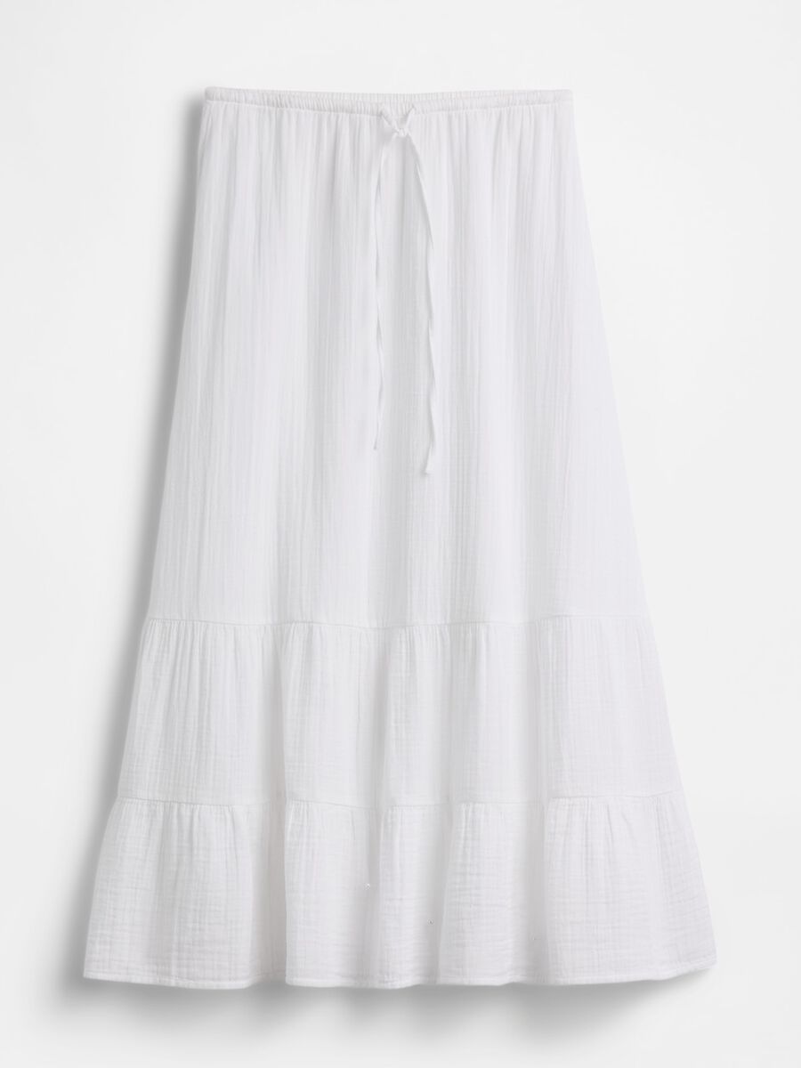 Long skirt in pure cotton_4