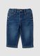 Dark blue stretch-cotton denim jeans, regular fit for baby boy_0