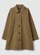 Brown pure cotton raincoat_5