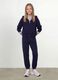 Blue organic cotton joggers, regular fit, for girls_0
