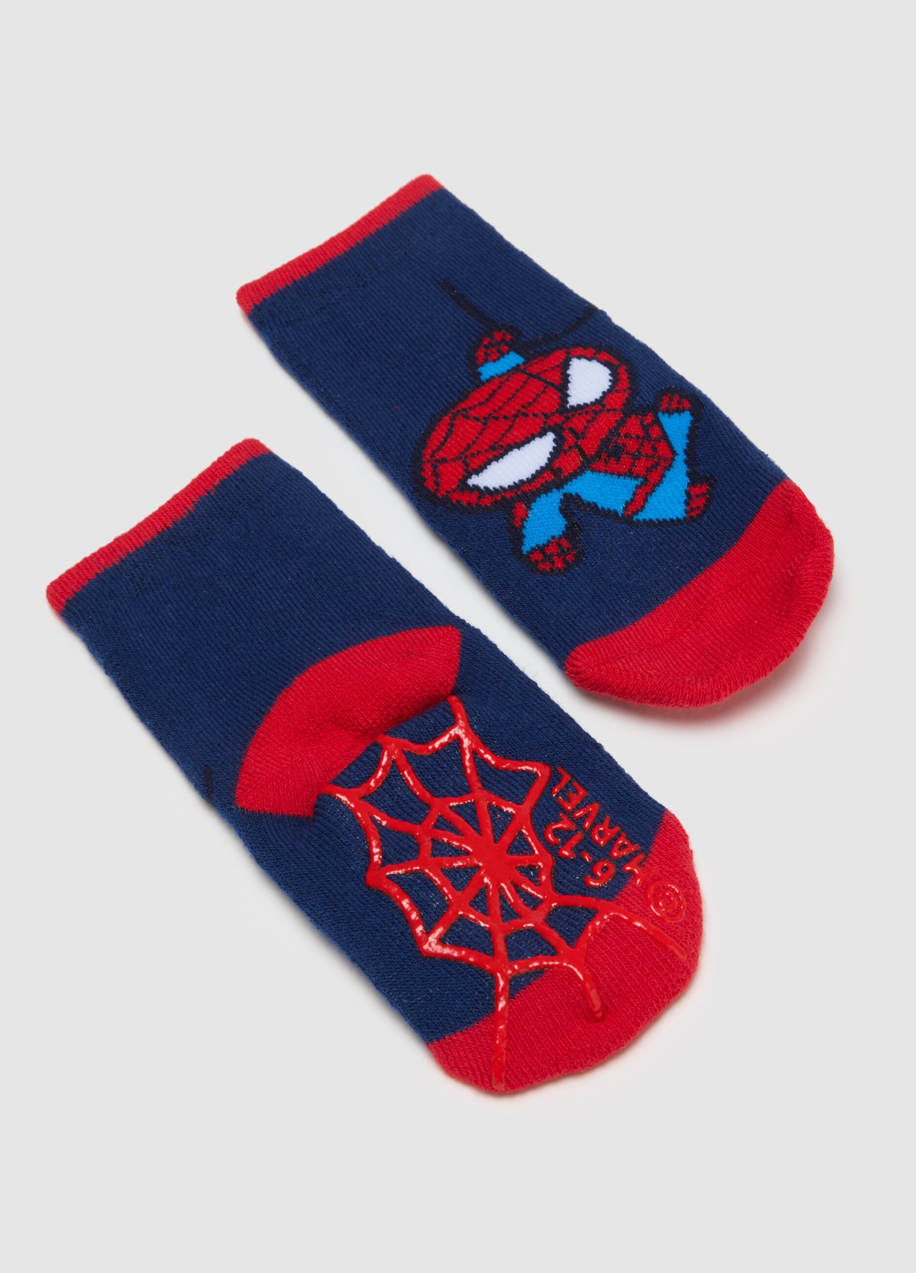 Multi-colour infant socks twin pack in regular fit cotton blend