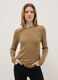 Beige Stretch Modal Regular Fit Top_0