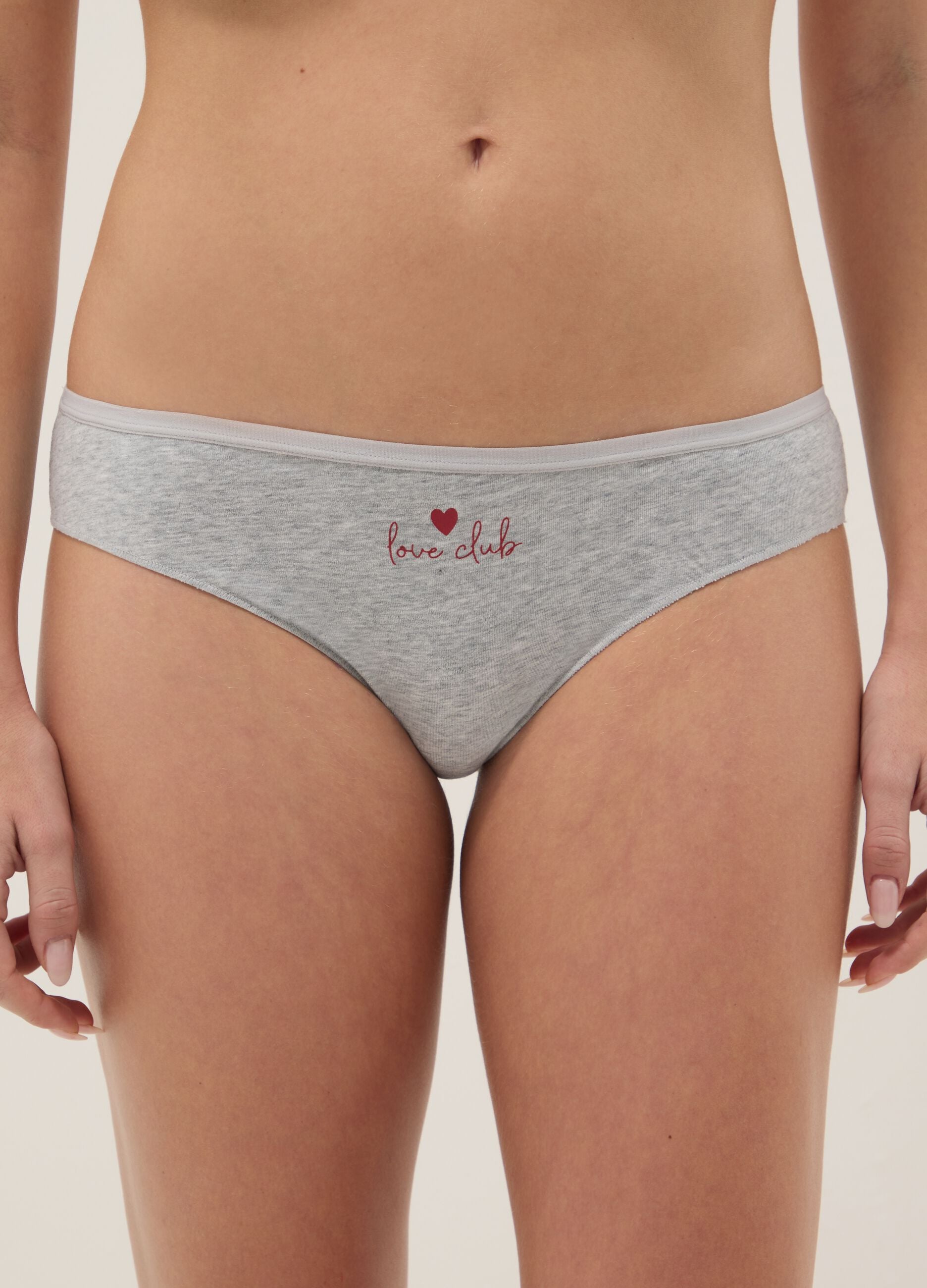 Multipack of multicolour stretch cotton briefs with regular fit