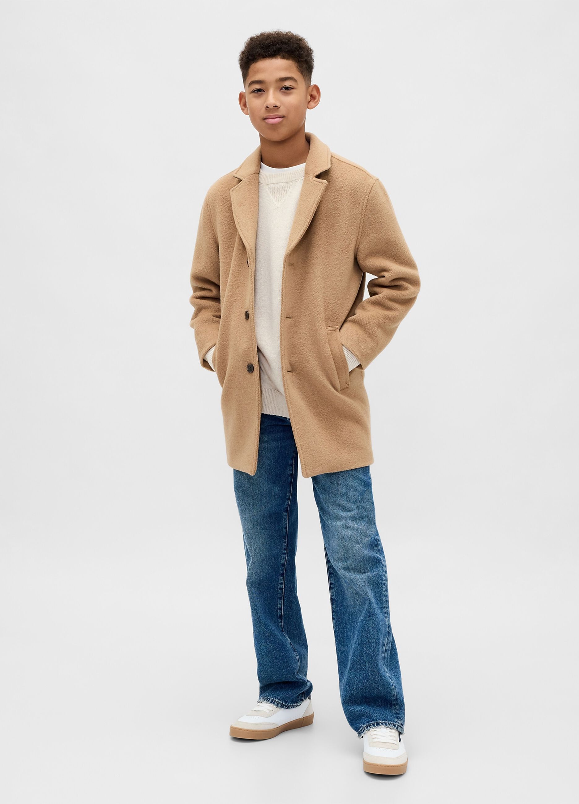Beige Coat for Child